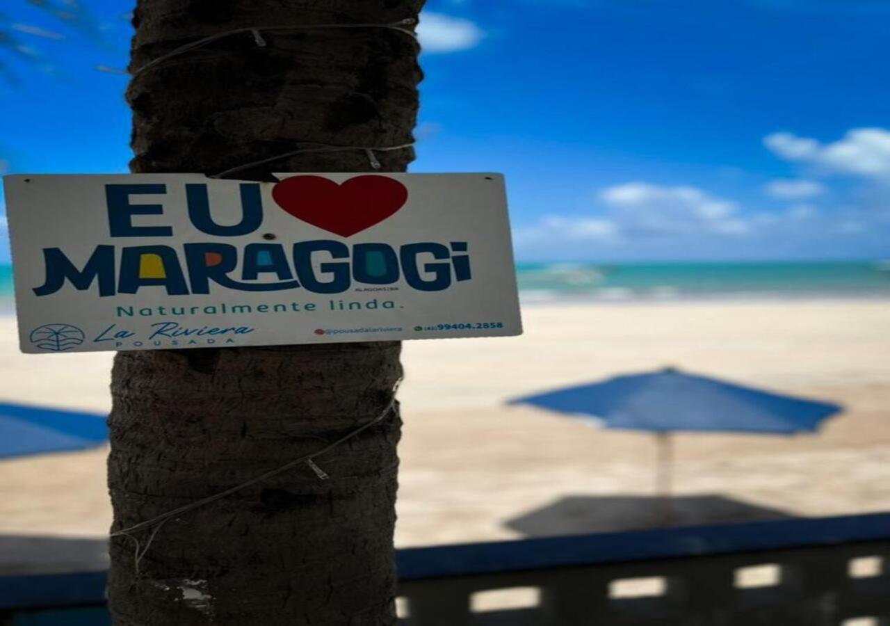Pousada La Riviera - Pe Na Areia E Passeios Em Марагожи Экстерьер фото